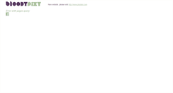 Desktop Screenshot of bloodypixy.com