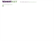 Tablet Screenshot of bloodypixy.com